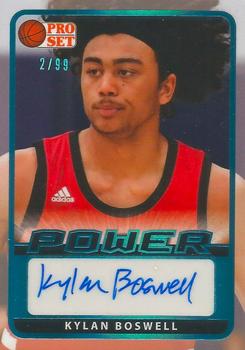 2021-22 Pro Set Power - Portrait Autograph Platinum #PA-KB1 Kylan Boswell Front