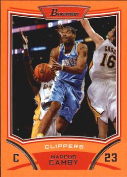2008-09 Bowman - Orange #77 Marcus Camby Front