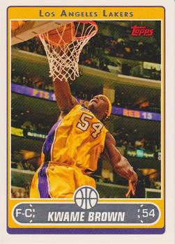 2006-07 Topps #29 Kwame Brown  Front