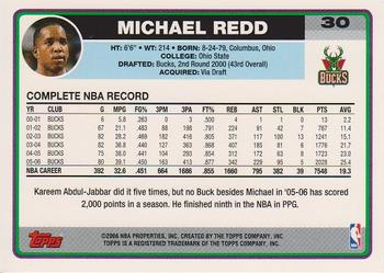 2006-07 Topps #30 Michael Redd Back
