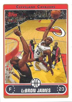 2006-07 Topps #123 LeBron James Front