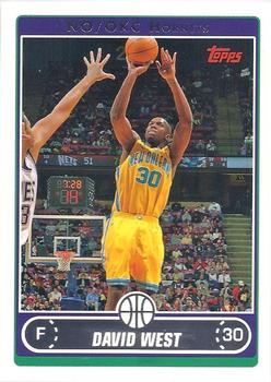 2006-07 Topps #178 David West Front