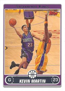 2006-07 Topps #195 Kevin Martin Front