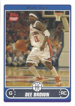 2006-07 Topps #229 Dee Brown Front