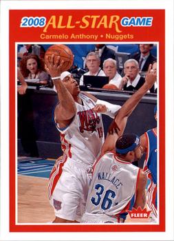 2008-09 Fleer - 1988-89 #129 Carmelo Anthony Front
