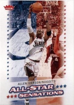 2008-09 Fleer - All-Star Sensations #AS-1 Allen Iverson Front