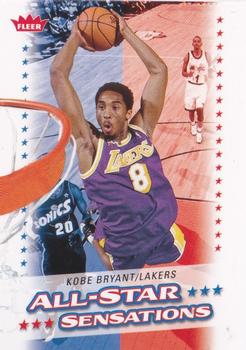 2008-09 Fleer - All-Star Sensations #AS-13 Kobe Bryant Front