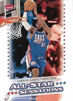 2008-09 Fleer - All-Star Sensations #AS-15 LeBron James Front