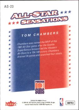 2008-09 Fleer - All-Star Sensations #AS-23 Tom Chambers Back