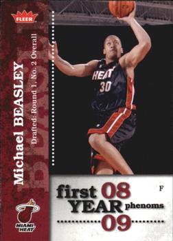 2008-09 Fleer - First Year Phenoms #PH-2 Michael Beasley Front