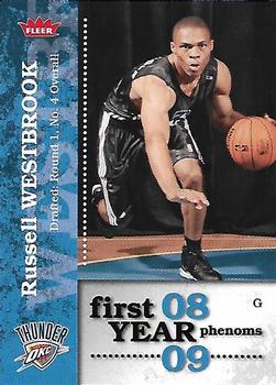 2008-09 Fleer - First Year Phenoms #PH-4 Russell Westbrook Front