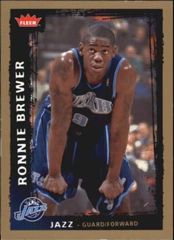 2008-09 Fleer - Glossy #128 Ronnie Brewer Front