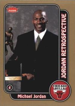 2008-09 Fleer - Michael Jordan Retrospective #MJ-19 Michael Jordan Front