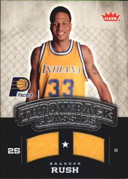 2008-09 Fleer - NBA Throwback Classics #NBA-BR Brandon Rush Front