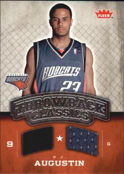 2008-09 Fleer - NBA Throwback Classics #NBA-DA D.J. Augustin Front
