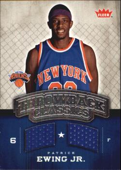 2008-09 Fleer - NBA Throwback Classics #NBA-PE Patrick Ewing Jr. Front
