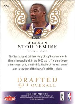 2008-09 Fleer Hot Prospects - Cream of the Crop #CC-4 Amare Stoudemire Back