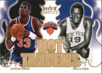 2008-09 Fleer Hot Prospects - Hot Tandems #HT-12 Patrick Ewing / Willis Reed Front