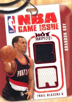 2008-09 Fleer Hot Prospects - NBA Game Issue Jerseys Red #NBA-BR Brandon Roy Front