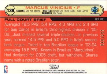2006-07 Topps Full Court #139 Marcus Vinicius Back
