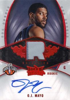 2008-09 Fleer Hot Prospects - Red #139 O.J. Mayo Front
