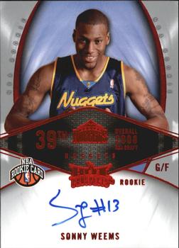 2008-09 Fleer Hot Prospects - Red #145 Sonny Weems Front