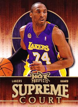 2008-09 Fleer Hot Prospects - Supreme Court #SC-10 Kobe Bryant Front