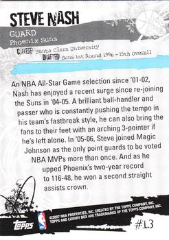 2006-07 Topps Luxury Box #13 Steve Nash Back