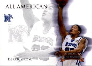 2008-09 Press Pass Legends - All-American #AA-7 Derrick Rose Front