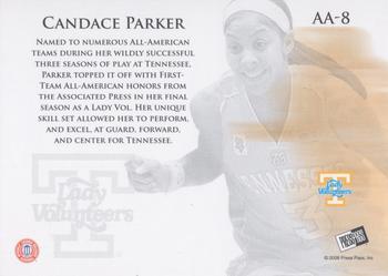 2008-09 Press Pass Legends - All-American #AA-8 Candace Parker Back