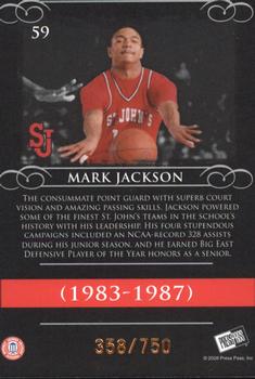 2008-09 Press Pass Legends - Bronze #59 Mark Jackson Back