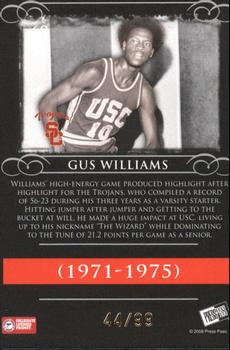 2008-09 Press Pass Legends - Gold #68 Gus Williams Back