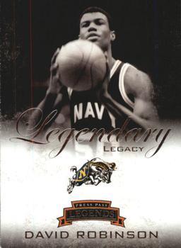 2008-09 Press Pass Legends - Legendary Legacy #LL-6 David Robinson Front