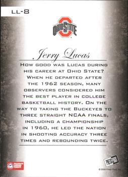 2008-09 Press Pass Legends - Legendary Legacy #LL-8 Jerry Lucas Back