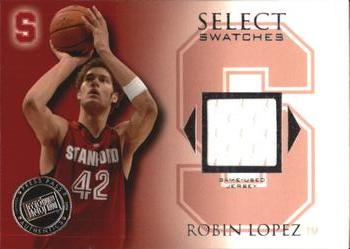 2008-09 Press Pass Legends - Select Swatches #SSW-RL Robin Lopez Front