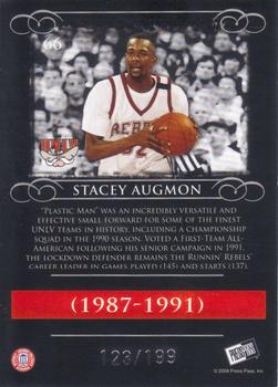 2008-09 Press Pass Legends - Silver #66 Stacey Augmon Back