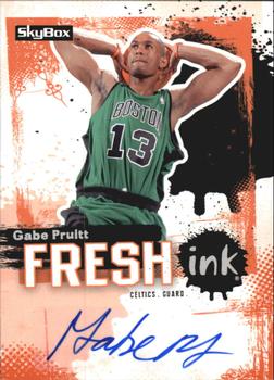 2008-09 SkyBox - Fresh Ink #FI-GP Gabe Pruitt Front