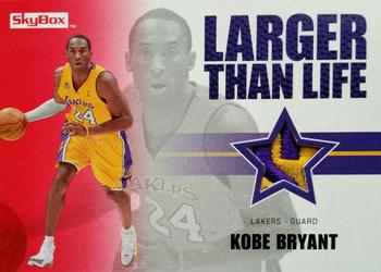 2008-09 SkyBox - Larger Than Life Patch (Red) #LL-KB Kobe Bryant Front