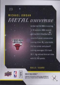 2008-09 SkyBox - Metal Universe #23 Michael Jordan Back
