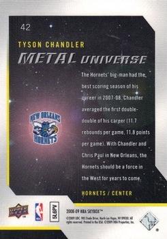 2008-09 SkyBox - Metal Universe #42 Tyson Chandler Back