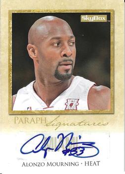 2008-09 SkyBox - Paraph Signatures #PS-AM Alonzo Mourning Front