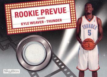 2008-09 SkyBox - Rookie Prevue #RP-KW Kyle Weaver Front