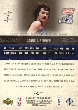 2006-07 Upper Deck Chronology #2 Louie Dampier Back