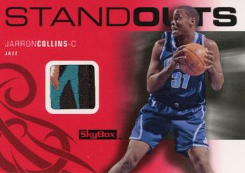 2008-09 SkyBox - Standouts Patches (Red) #SO-JC Jarron Collins Front