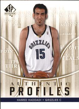 2008-09 SP Authentic - Profiles #AP-60 Hamed Haddadi Front