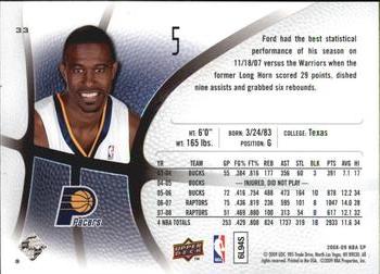 2008-09 SP Authentic - Retail #33 T.J. Ford Back