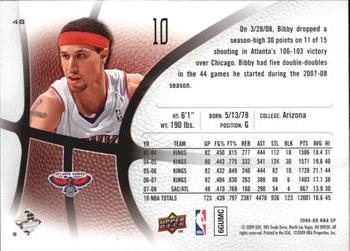 2008-09 SP Authentic - Retail #48 Mike Bibby Back