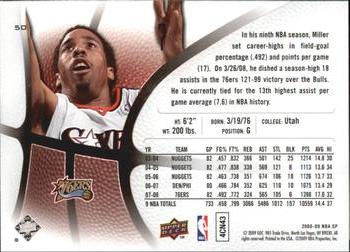 2008-09 SP Authentic - Retail #50 Andre Miller Back