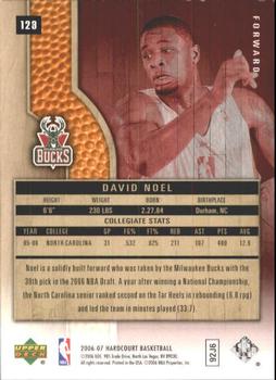 2006-07 Upper Deck Hardcourt #123 David Noel Back