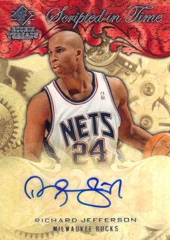 2008-09 SP Rookie Threads - Scripted in Time #SIT-RJ Richard Jefferson Front